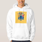 Hooded Sweatshirt mit amerikanischer Flagge (Vorderseite)