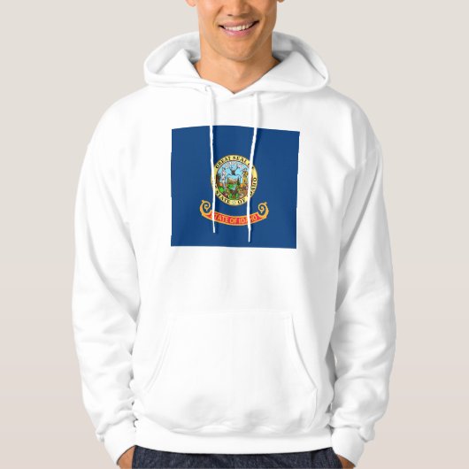 Hooded Sweatshirt mit amerikanischer Flagge (Vorderseite)