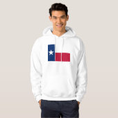 Hooded Sweatshirt mit amerikanischer Texas-Flagge (Vorne ganz)