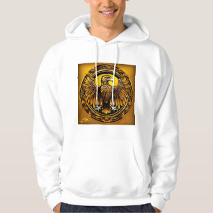 Hooded Sweatshirt mit Birds-Federn