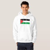 Hooded Sweatshirt mit der Flagge Palästinas (Vorne ganz)
