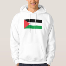 Hooded Sweatshirt mit der Flagge Palästinas