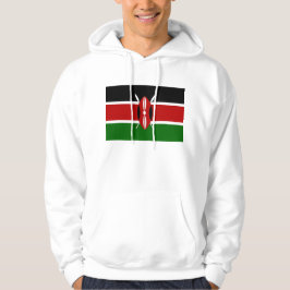 Hooded Sweatshirt mit Fahne in Kenia
