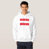 Hooded Sweatshirt mit Flag Austria (Vorne ganz)