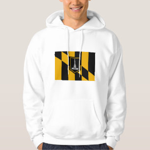 Hooded Sweatshirt mit Flag Baltimore, Maryland