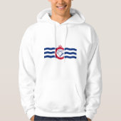 Hooded Sweatshirt mit Flag Cincinnati, USA (Vorderseite)