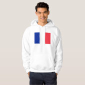 Hooded Sweatshirt mit Flag Frankreich (Vorne ganz)
