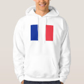 Hooded Sweatshirt mit Flag Frankreich (Vorderseite)
