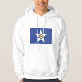 Hooded Sweatshirt mit Flag Houston, USA (Vorderseite)