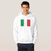 Hooded Sweatshirt mit Flag Italien (Vorne ganz)