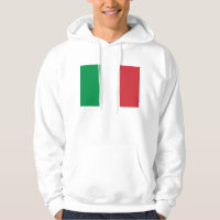 Hooded Sweatshirt mit Flag Italien