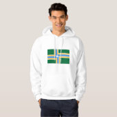 Hooded Sweatshirt mit Flag Portland, USA (Vorne ganz)