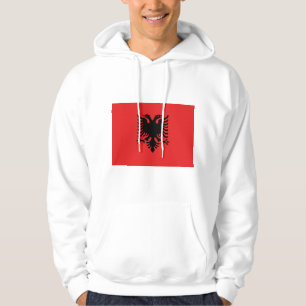 Hooded Sweatshirt mit Flagge Albaniens