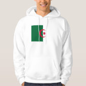 Hooded Sweatshirt mit Flagge Algeriens (Vorderseite)