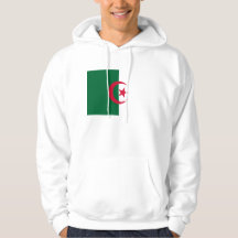 Hooded Sweatshirt mit Flagge Algeriens