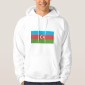 Hooded Sweatshirt mit Flagge Aserbaidschans (Vorderseite)