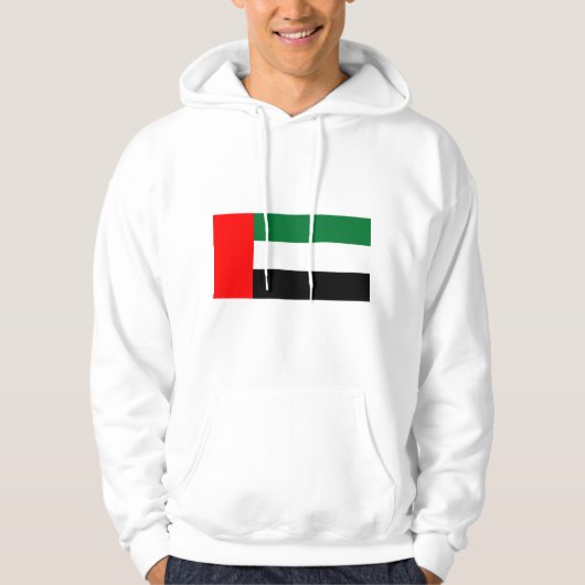 Hooded Sweatshirt mit Flagge der Vereinigten Arabi (Vorderseite)