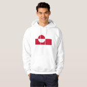 Hooded Sweatshirt mit Flagge Grönlands (Vorne ganz)
