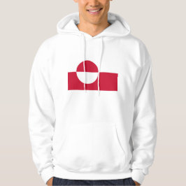 Hooded Sweatshirt mit Flagge Grönlands