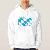 Hooded Sweatshirt mit Flagge in Bayern (Vorderseite)