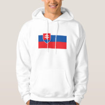 Hooded Sweatshirt mit Flagge in der Slowakei