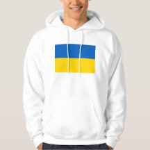 Hooded Sweatshirt mit Flagge in der Ukraine