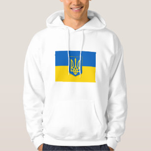 Hooded Sweatshirt mit Flagge in der Ukraine