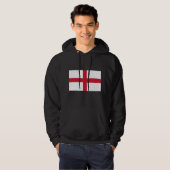 Hooded Sweatshirt mit Flagge in England (Vorne ganz)