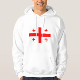 Hooded Sweatshirt mit Flagge in Georgien