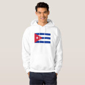 Hooded Sweatshirt mit Flagge in Kuba (Vorne ganz)