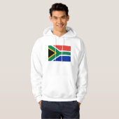 Hooded Sweatshirt mit Flagge in Südafrika (Vorne ganz)