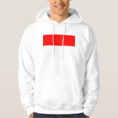 Hooded Sweatshirt mit Flagge Indonesiens (Vorderseite)