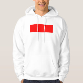 Hooded Sweatshirt mit Flagge Indonesiens