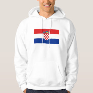 Hooded Sweatshirt mit Flagge Kroatiens