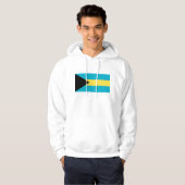 Hooded Sweatshirt mit Flagge von Bahamas (Vorne ganz)