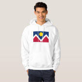 Hooded Sweatshirt mit Flagge von Denver (Vorne ganz)