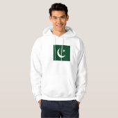 Hooded Sweatshirt mit Flagge von Pakistan (Vorne ganz)