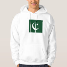 Hooded Sweatshirt mit Flagge von Pakistan