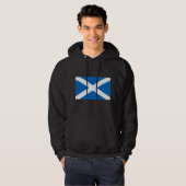 Hooded Sweatshirt mit Flagge von Schottland (Vorne ganz)