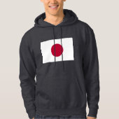 Hooded Sweatshirt mit japanischer Flagge (Vorderseite)