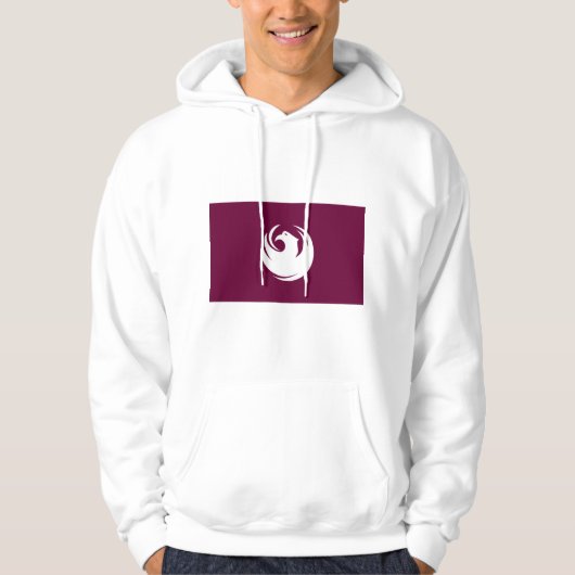 Hooded Sweatshirt with Flag of Phoenix City, USA (Vorderseite)