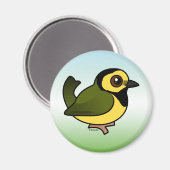 Hooded Warbler Magnet (Vorderseite/Rückseite)