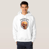 Hoodie 3D Skull Graphic Sweater - Kangaroo Pocket (Vorne ganz)