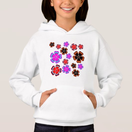 Hoodie Blume (Vorderseite)