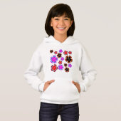 Hoodie Blumen Girls (Vorne ganz)