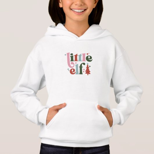 Hoodie Children, Girls - Little Elf (Vorderseite)