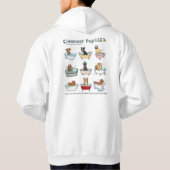 Hoodie Cleanest Pup LLC (Rückseite)