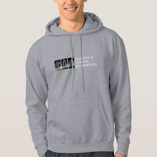 Hoodie (Dark Sky Logo - Weiß) (Vorderseite)