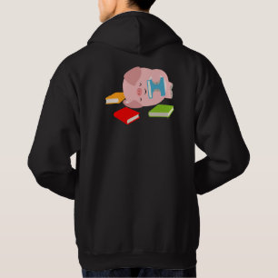 Hoodie, das kleine Buch Lover (Niedlicher Cartoon Hoodie