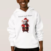 Hoodie - Der kleine Helfer des Weihnachtsmannes (Vorderseite)